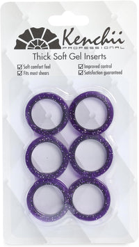 Kenchii Extra Soft Shear Finger Ring Inserts - Purple