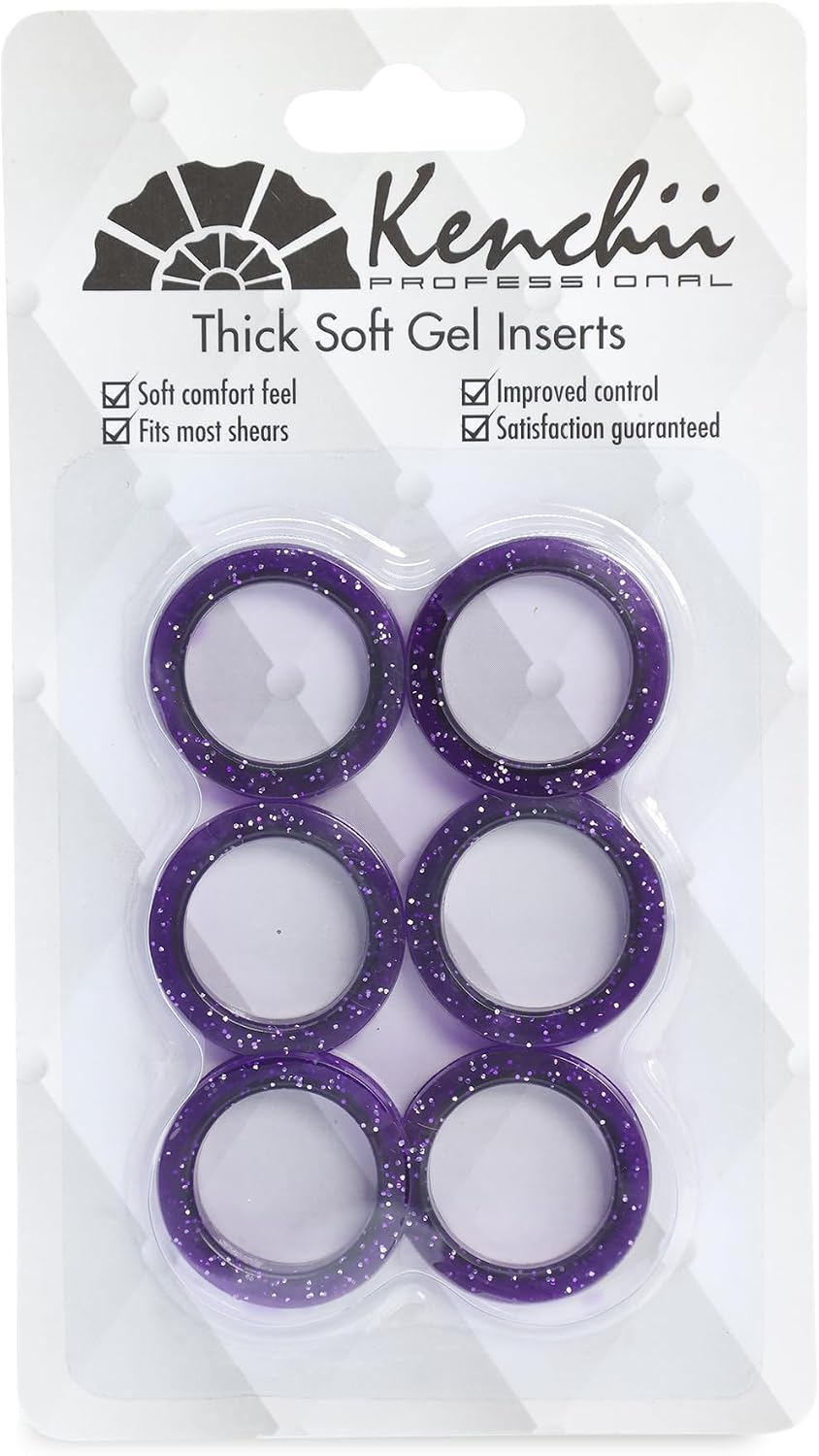 Kenchii Extra Soft Shear Finger Ring Inserts - Purple