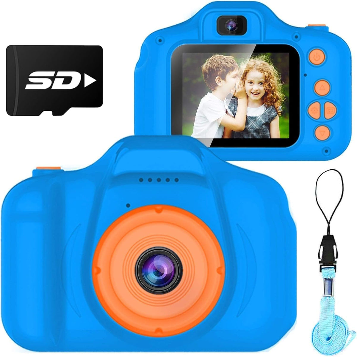 Dylanto Upgrade Kids Selfie Camera - Orange