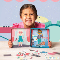 Stephen Joseph Travel TIN Magnetic Dress UP Bunny and CAT – Fun for Kids & Family - Unicorn and Mermaid - image 2