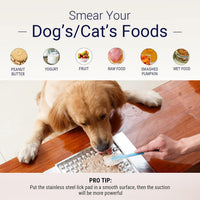 304 Stainless Steel Lick Mat for Dogs & Cats - Stainless Steel (Two Pack) - image 4