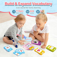 Spanish & English Talking Flash Cards for Toddler - Pink / Spanish & English (224 Words) - image 4