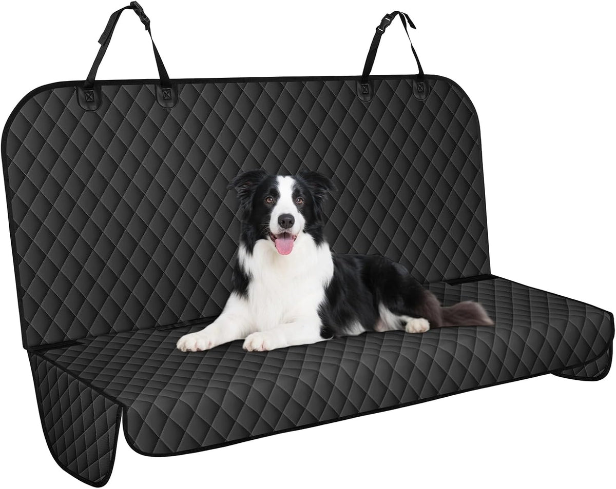 Waterproof Dog Backseat Cover for Cars - Black / Medium