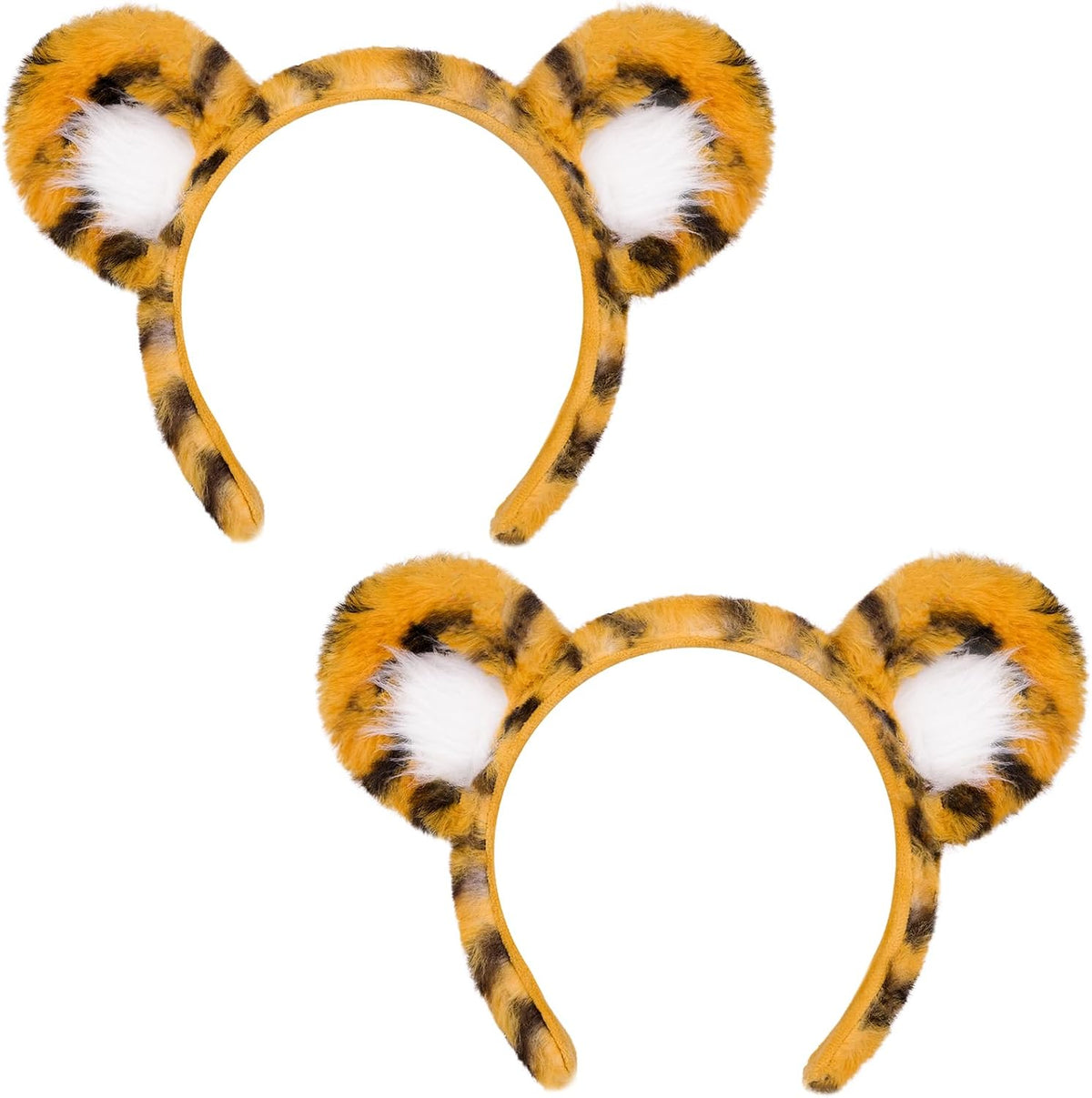 Beviliu Dog Ears Golden Movable - Orange Black / 1 Count (Pack of 2)
