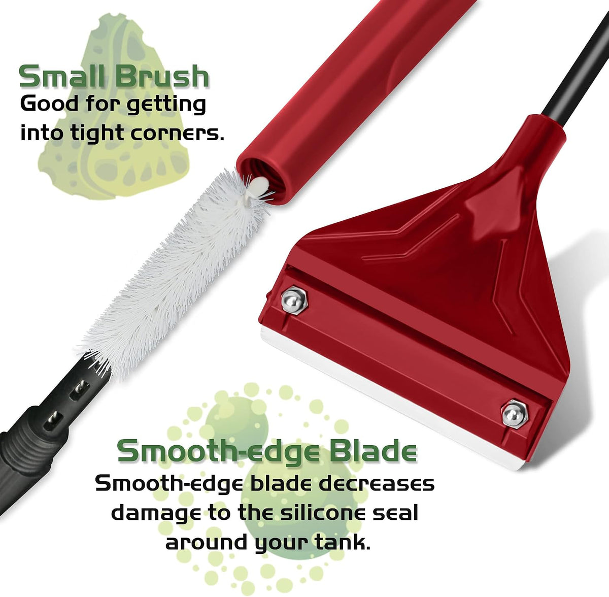 24.5’’ Professional Algae Scraper - S / Red - image 3