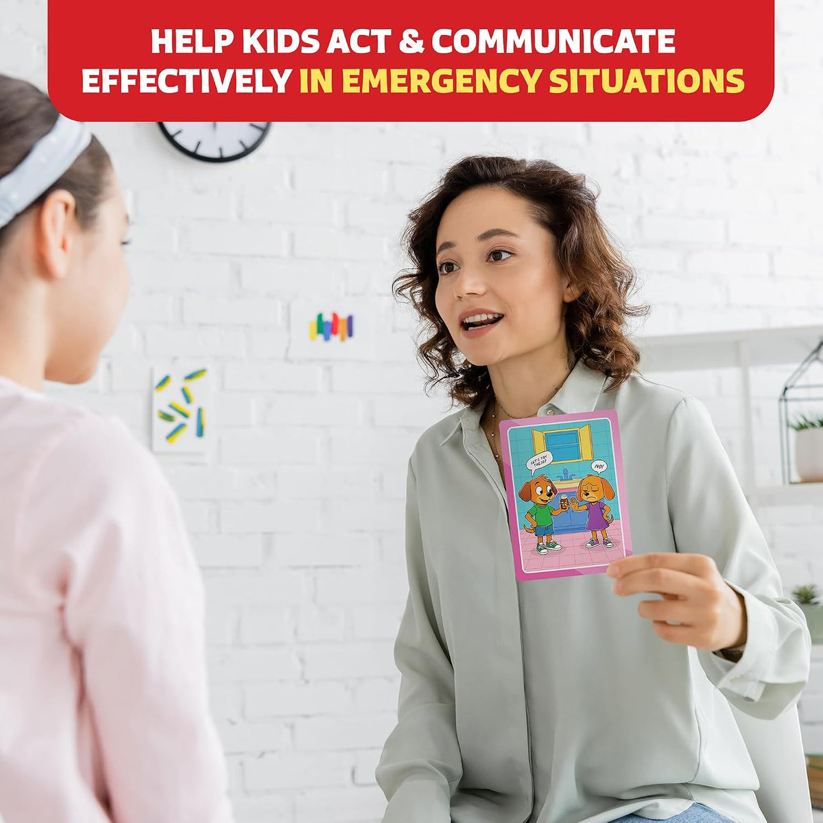 Who What Why Conversation Cards for Kids - Emergency & Safety Situations - image 2