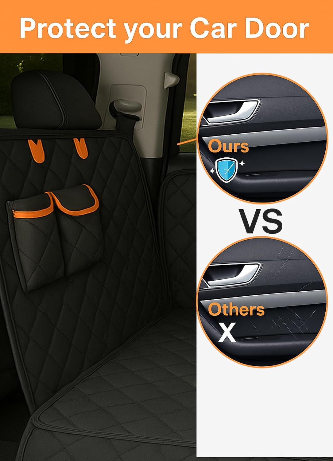 fidozen Dog Car Seat Cover for Back Seat - image 2