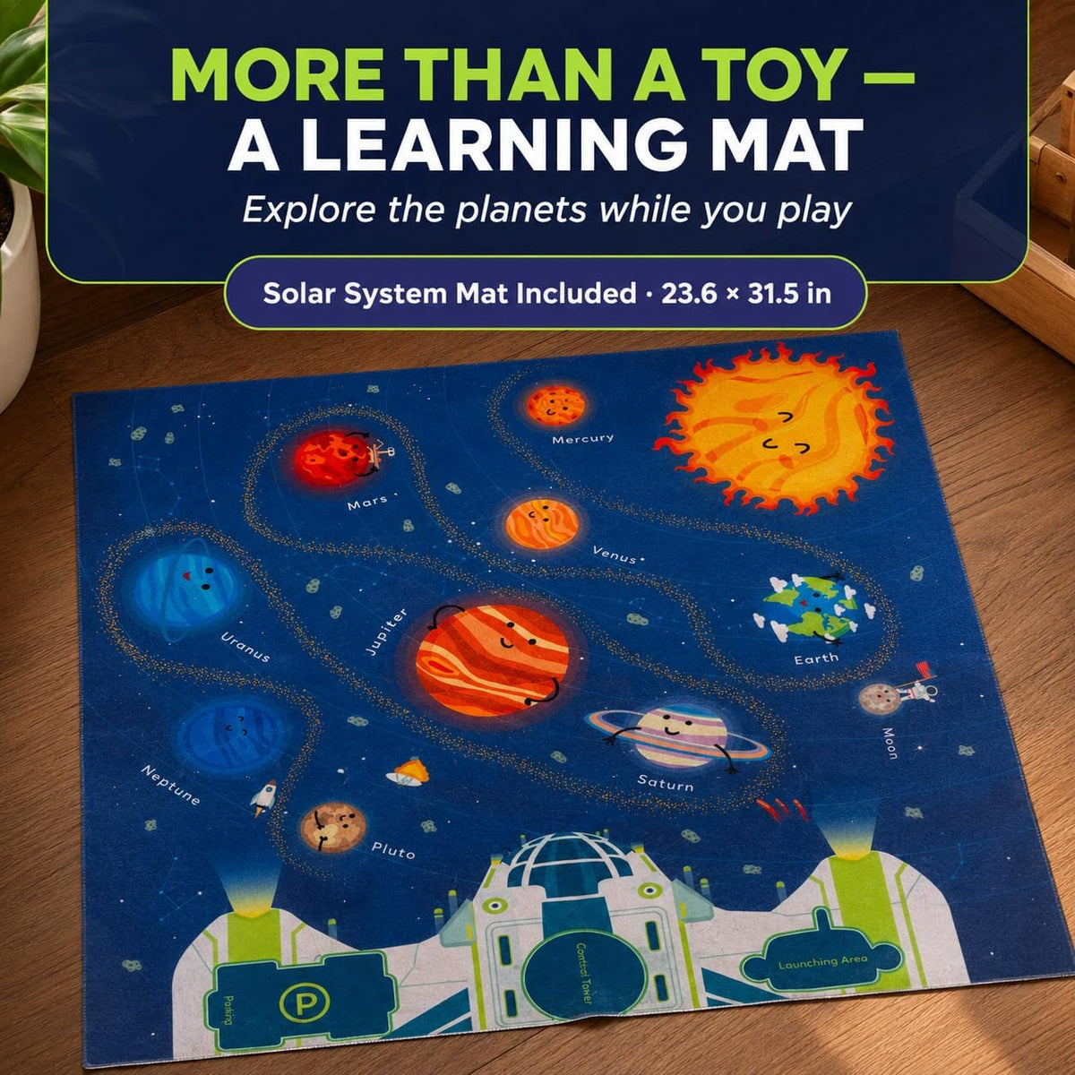 Space Toys for Kids 3-5, Rocket Ship Toy - image 3