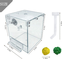 Acrylic Bird Cage Bath Box - 【1Pcs】 / 【White：1PcsType1】 - image 3
