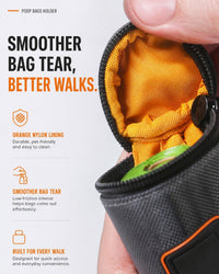 1680D Oxford Dog Poop Bag Holder with Clip for Leash or Belt - image 4