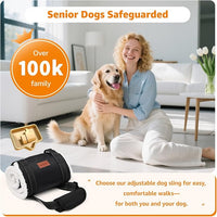 LOOBANI Portable Dog Sling for Back Legs, Hip Support Harness to Help Lift Dogs Rear for Canine Aid and Old K9 Cruciate Ligament Rehabilitation