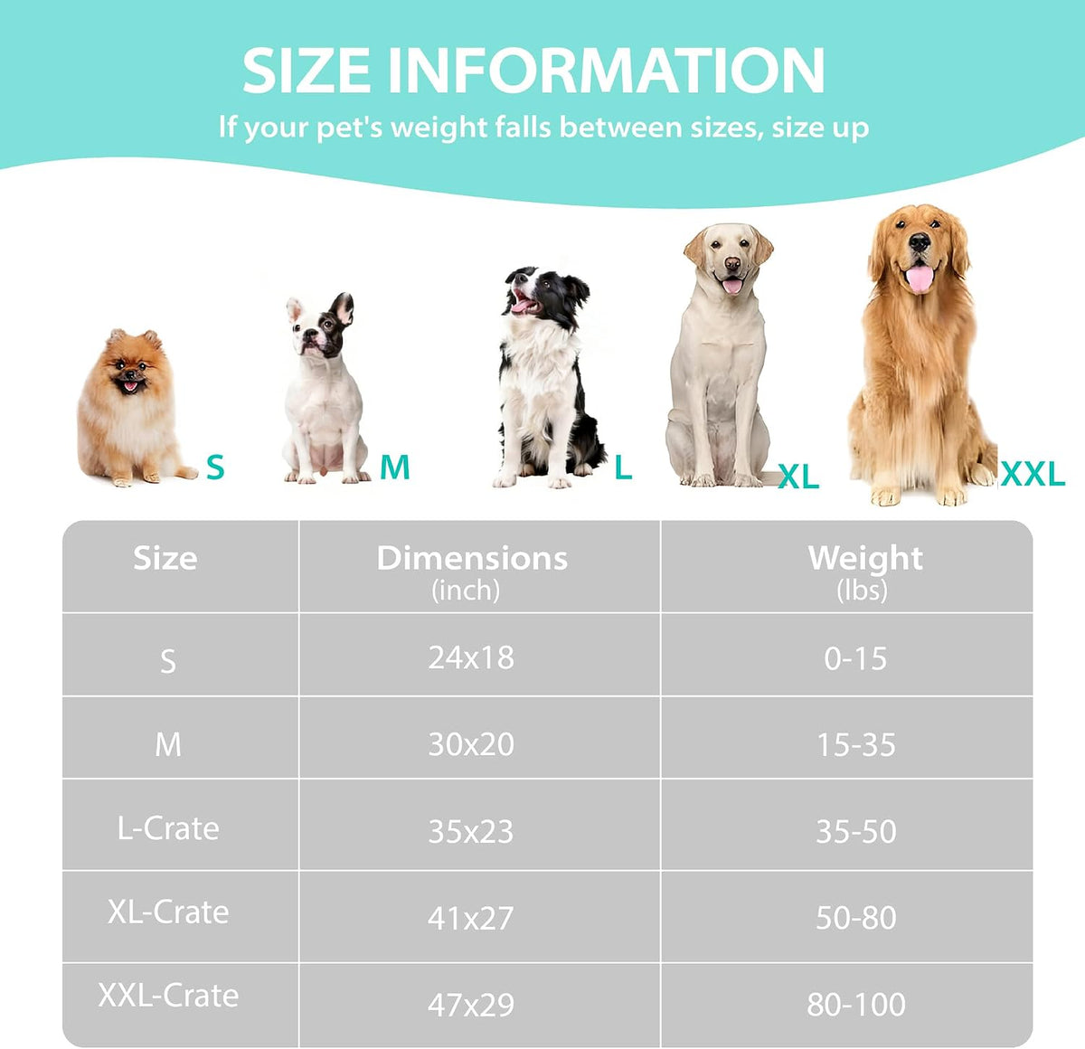 Dog Cooling Mat for Large Dogs, 35"x23" Memory Foam Pet Pad – Essentials for Dogs - Wander Blue / 47"L x 29"W x 0.8"H - image 3