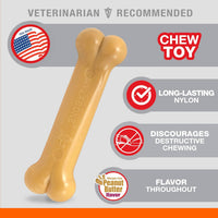 Nylabone Power Chew Original Bone Dog Chew Toys - Peanut Butter / Small (Pack of 1) - image 3