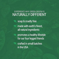 Green Groom Oatmeal Dog Shampoo, 1 Gallon - Natural Colloidal Oatmeal, Calms Dry Itchy Irritated Skin, Natural Ingredients, Moisturizes and Soothes The Skin and Coat, Professiona Grooming Grade