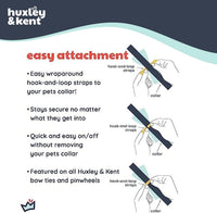 Huxley & Kent Pet Bow Tie for Dogs & Cats - Busy Bees / Large - image 3