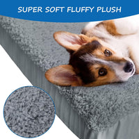 Waterproof Dog Bed Covers Replacement Washable 41 x 29 inch – Essentials for Dogs - Grey / 27 x 36 x 6inch - image 2