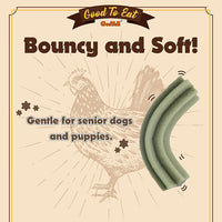 Gootoe Soft Chicken Dental Chews with Chlorophyll 1.5 lb, All Natural, Grain-Free, High-Protein, Healthy & Easily Digestible, Soft Texture, Resealable