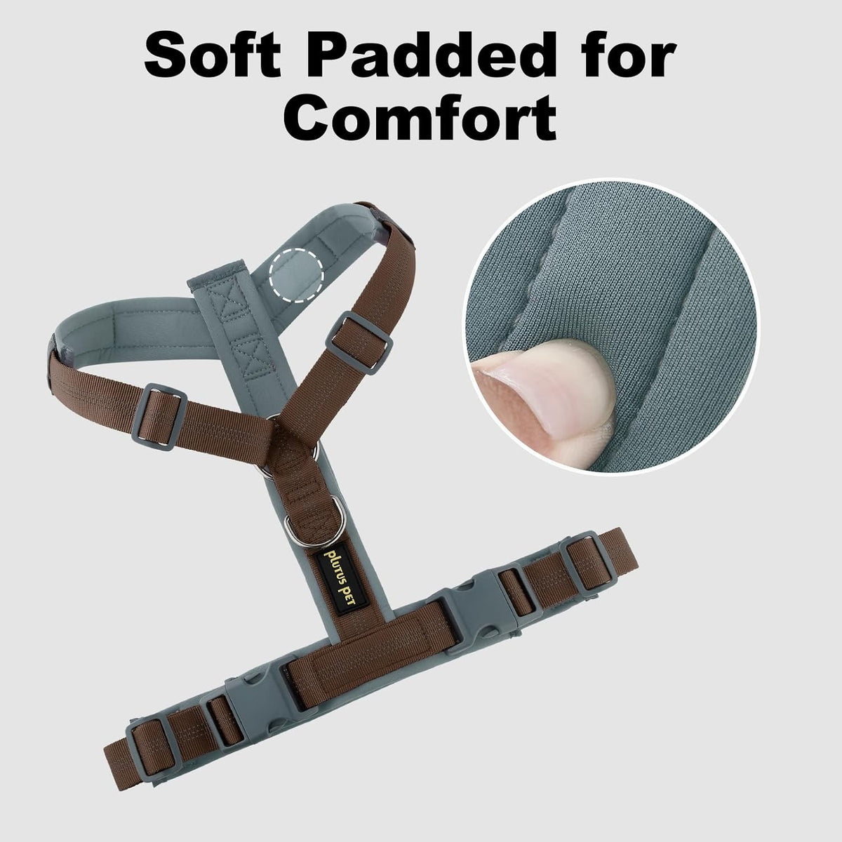 Plutus Pet No Pull Dog Harness - S / Chocolate - image 3