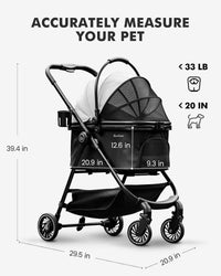 Pet Stroller for Small Dogs and Cats - Small_slim - image 2