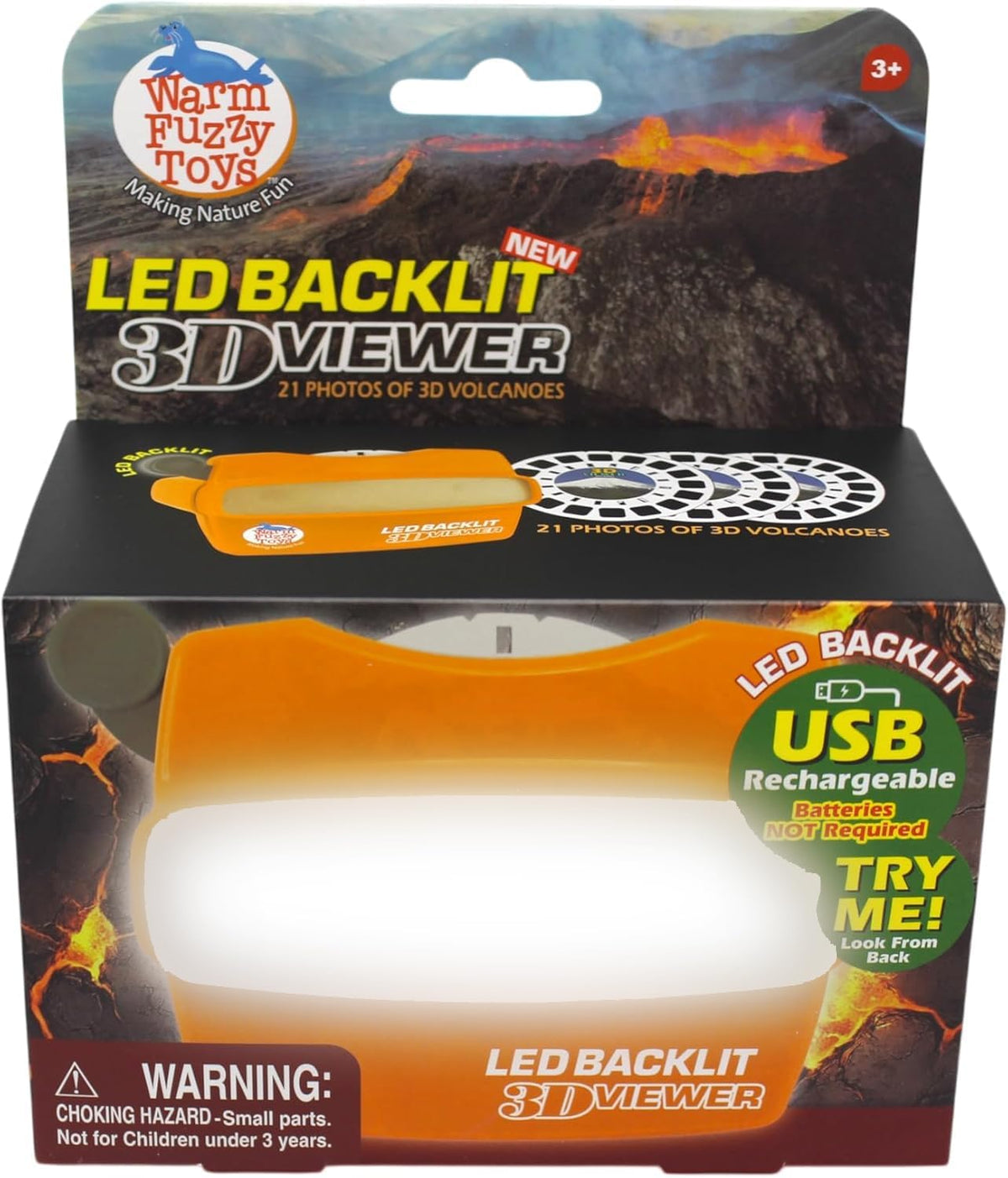 WARM FUZZY LED backlit 3D viewer with natural disasters reels - view 25