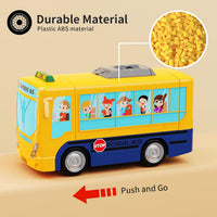 HONGTUO School Bus Toy with Sound and Light - School Bus - image 4