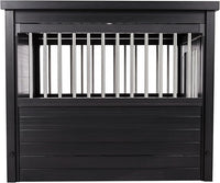 New Age Pet ecoFLEX Pet Crate/End Table, Small, Espresso 23.8"L x 18.2"W x 22.2"H