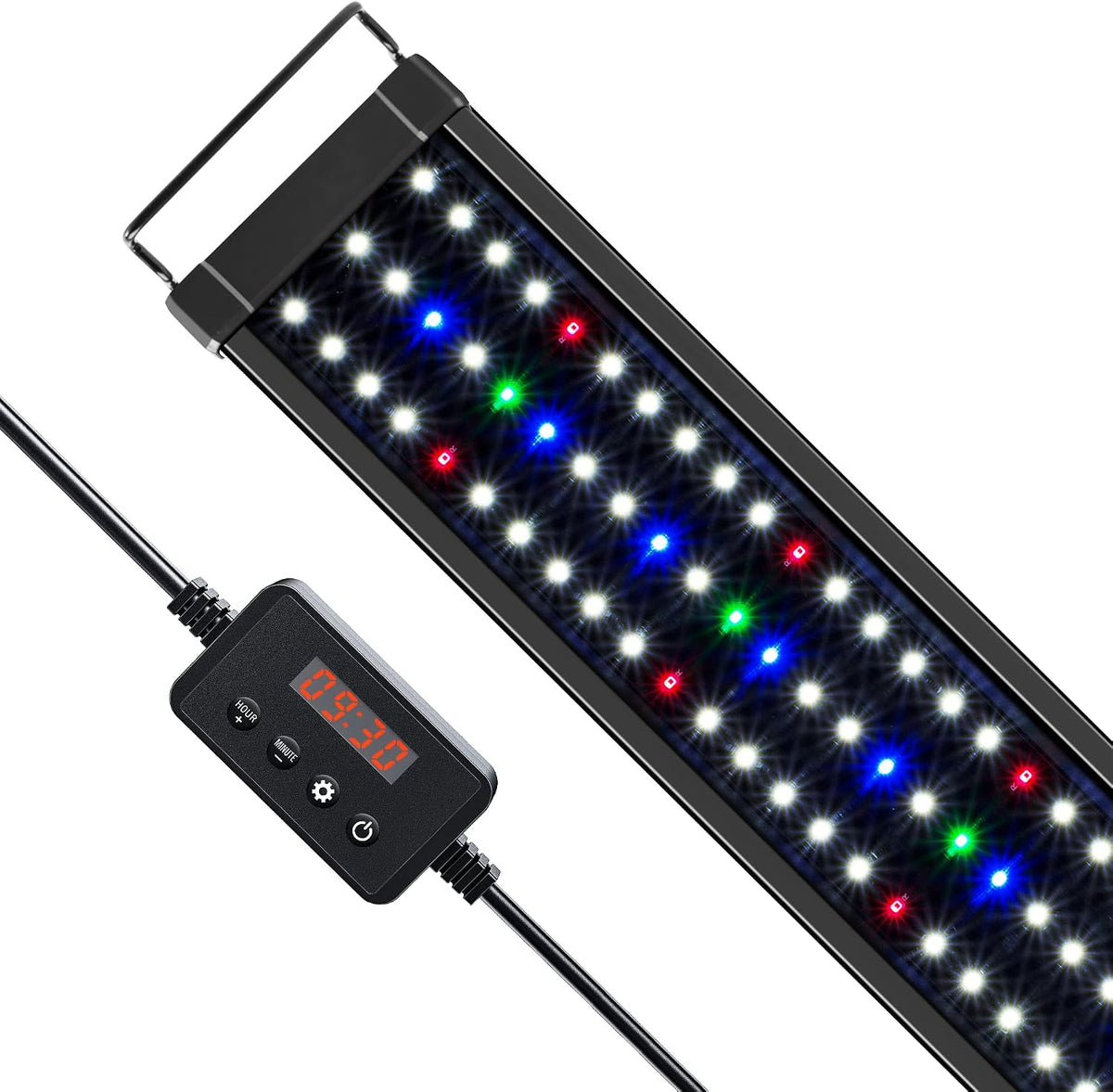 NICREW ClassicLED Plus LED Aquarium Light, 15W - 30 - 36 in