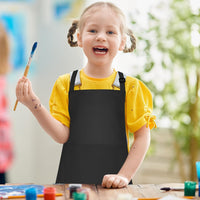 5 Pack Kids Apron Adjustable Children Apron with 2 Pockets Children - Black / 10 - image 3