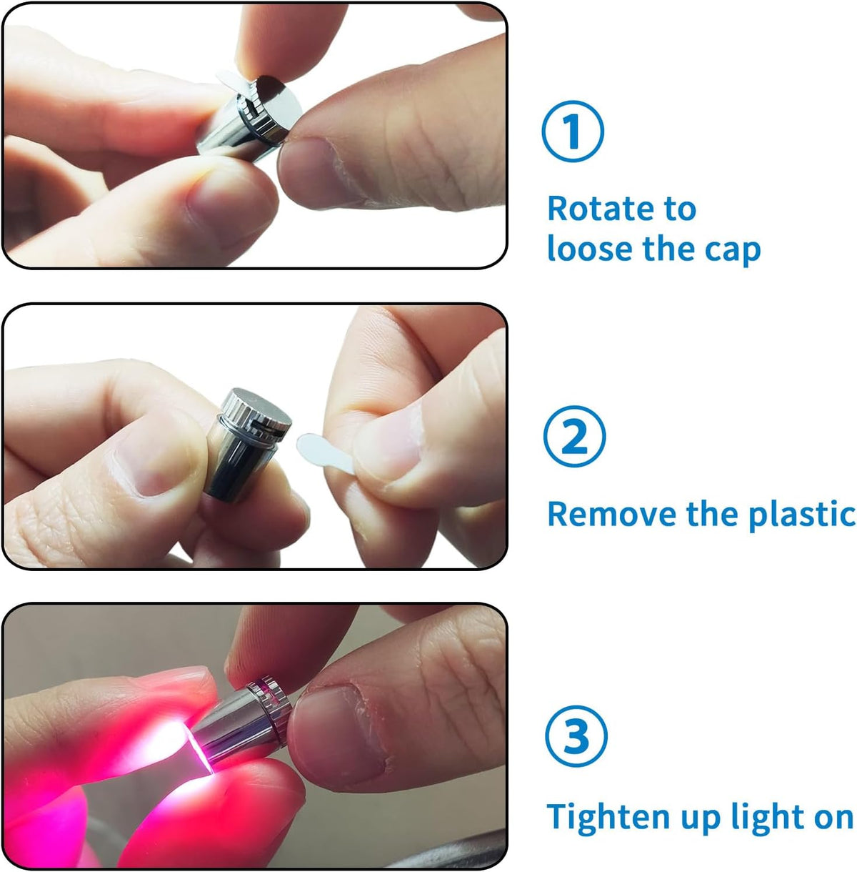 SUZEYAR 10 pcs Miniature Led Lights - Multicolor Changing - image 3