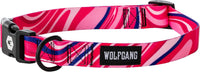 Wolfgang Heavy Duty, Adjustable Dog Collar with Quick Release Nylon Buckle for Walking & Training - Large (1 Inch x 18-26 Inch) / MarbleSwirl Print