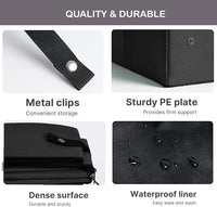 Portable Cat Travel Litter Box with Zipped Lid, Foldable Travel Litter Box, No Leakage, No Smell, Waterproof, Easy to Carry, Easy to Use in Hotels, Car