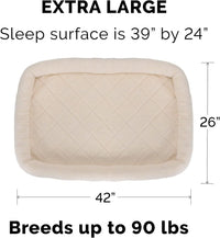 FurHaven Dog Bed for Extra Small Dogs & Cats - X-Large / Cream - image 2