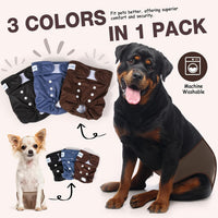 Pet Soft Washable Female Diapers Female Dog Diapers - Deep Set / X-Small:7.5''-10'' - image 2