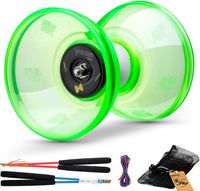 MAGICYOYO 4-inch triple bearing diabolo yoyo for kids with hand sticks