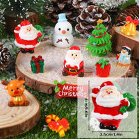 DIYDEC 60PCS Luminous Mini Resin Animals 60 Styles Miniatures Glow - 32Pcs Christmas Miniature Figurines - image 2