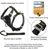 Kurgo Enhanced Strength Tru-Fit Smart Harness - Black / Small - image 2