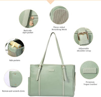 Fashion Dog Purse Pet Carrier Leather Bag for Small Dogs Cats Puppy - Green - image 4