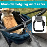PetBonus Dog Leash Wrist Strap with Lockable Clip for Dog Retractable - Grey / 1 Pack - image 2
