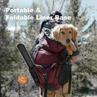 HQ4US 4LEGS Large Portable Dog Pee Pads Foldable Liner Base 33''x23'' - XL 44'' x 34'' for Dog＜ 38" Length - image 4