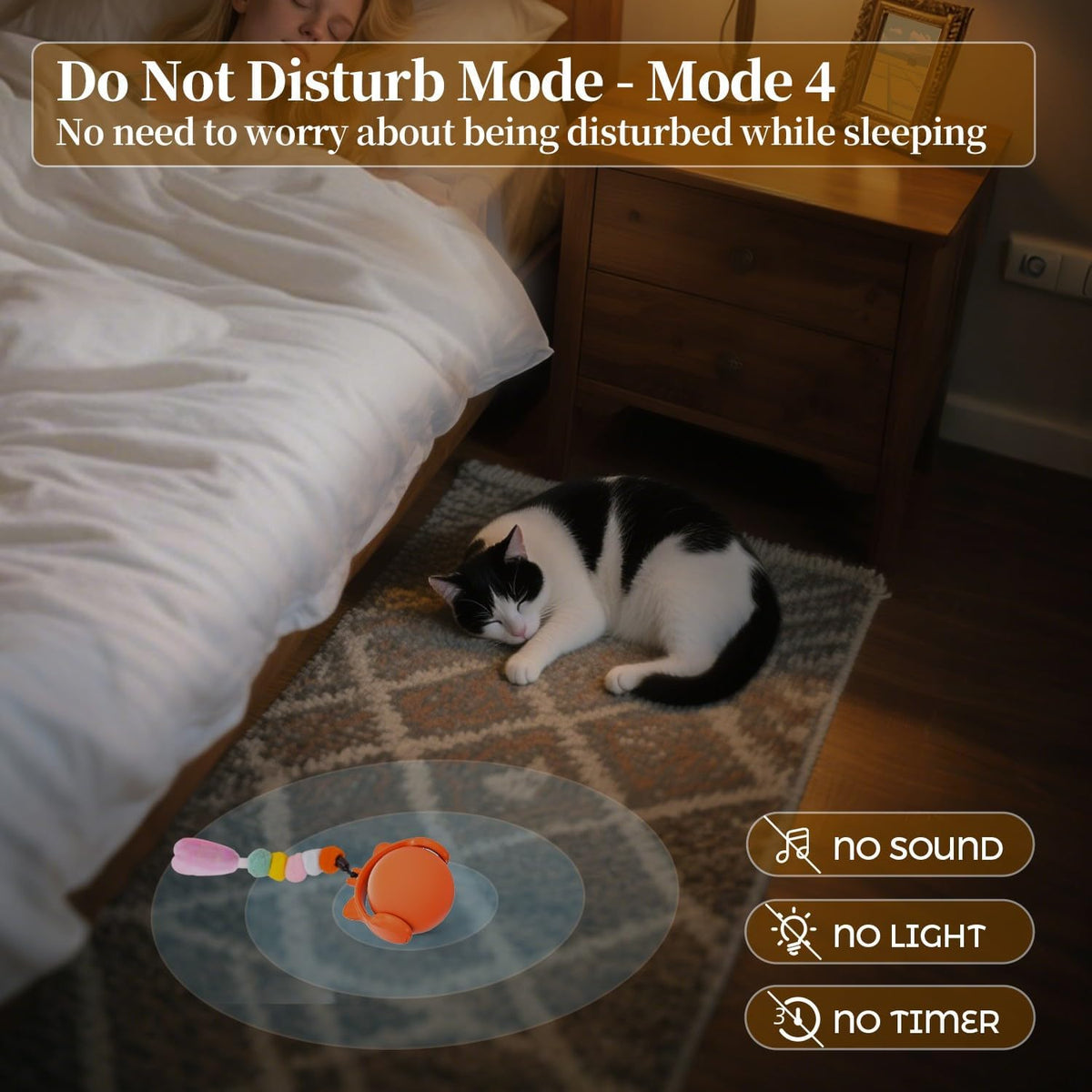 ORSDA Cat Toys for Indoor Cats - Orange - image 4
