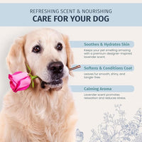 Natural Pet Cologne - Powdery Floral Scent, 3-in-1 Deodorizing, Conditioning & Moisturizing Spray for Dogs & Cats - Long Lasting. Daily Use, 8 fl oz (Female Pet)