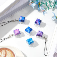 6 Pcs Keyboard Fidget Toy Keyboard Fidget Keychain - Galaxy / Classic / 6 - image 4