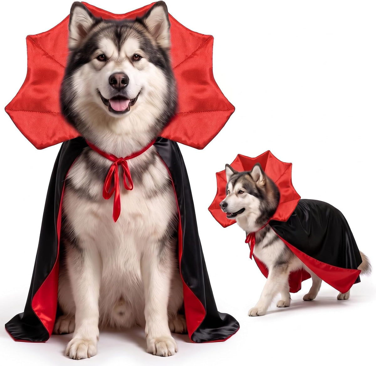 OLANRUN Dog Costumes, Dog Halloween Costumes Vampire Cloak - X-Large
