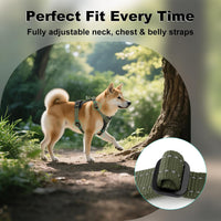 Plutus Pet No Pull Dog Harness with Leather Accents - XL / Ranger Green - image 2
