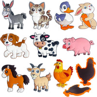 Fridge Magnets for Toddlers Farm Animals - Farm