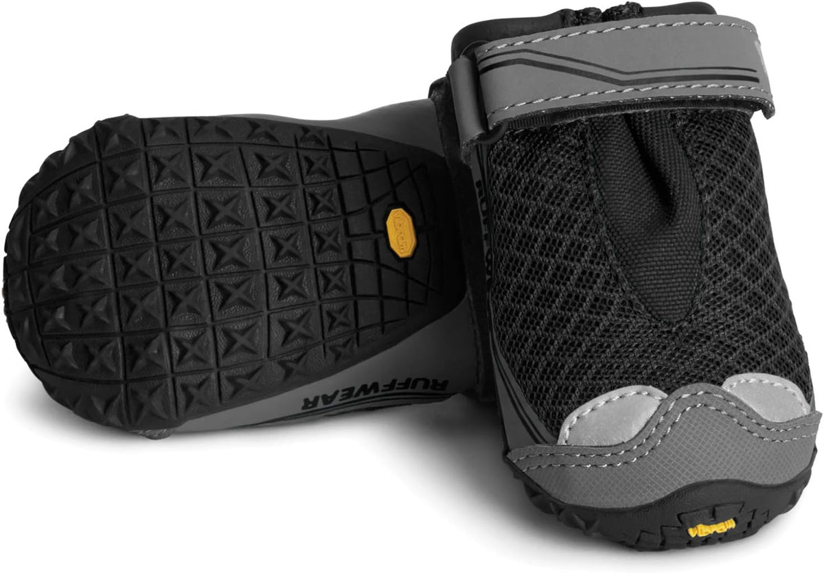 Ruffwear, Grip Trex Dog Shoes, 2.50" - Obsidian Black / 3.25 in (2 Boots)