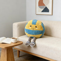 Cute Volleyball Plush Volleyball Gift Stuff Soft Sports Throw Pillow – Fun for Kids & Family - Volleyball - image 3