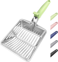 Large Metal Cat Litter Scoop w/ Deep Shovel - Mint