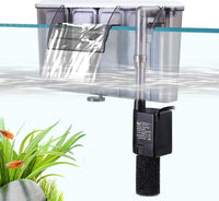 AQQA Quiet 20-30 Gallon Fish Tank Filters - 8W for 30-50 Gal