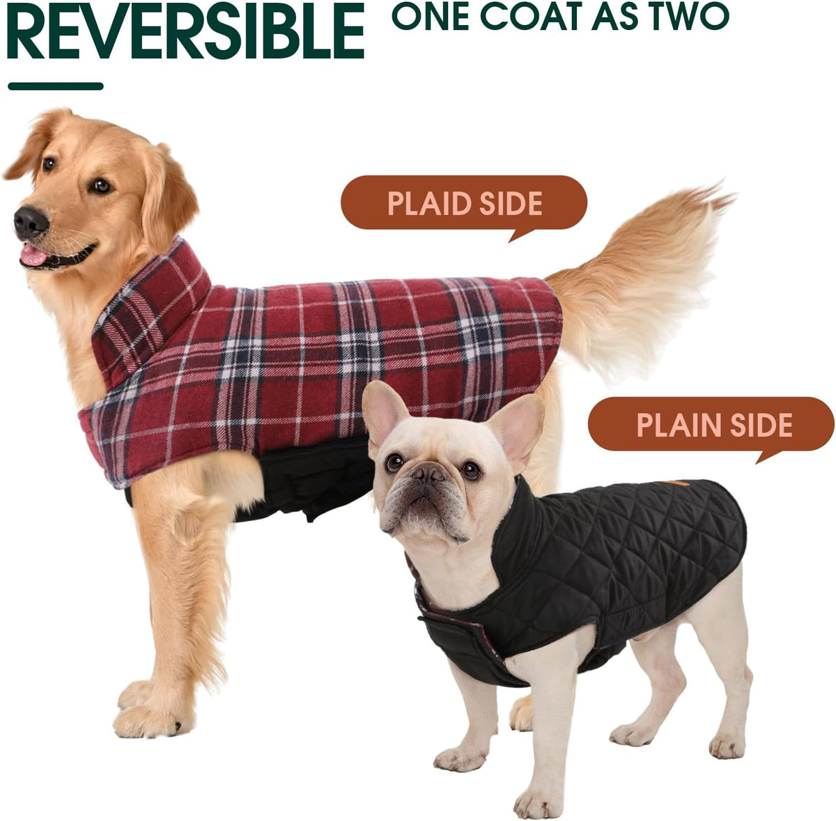 Kuoser Waterproof Dog Coat - Red / 3X-Large (Pack of 1) - image 3